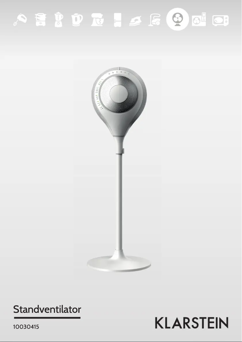 Page 1 de la notice Manuel utilisateur Klarstein 10030415