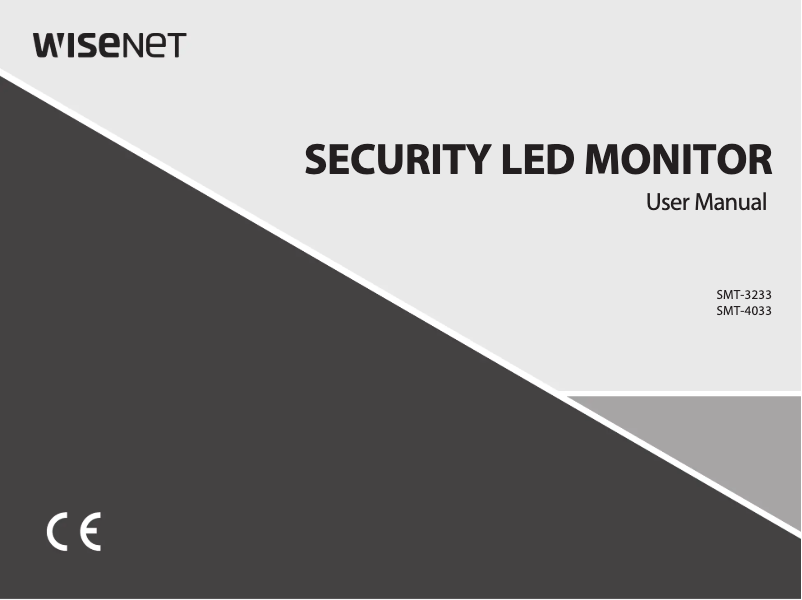 Page 1 de la notice Manuel utilisateur Hanwha SMT-4033