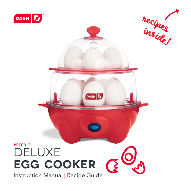 Page 1 de la notice Manuel utilisateur Dash Deluxe DEC012BK