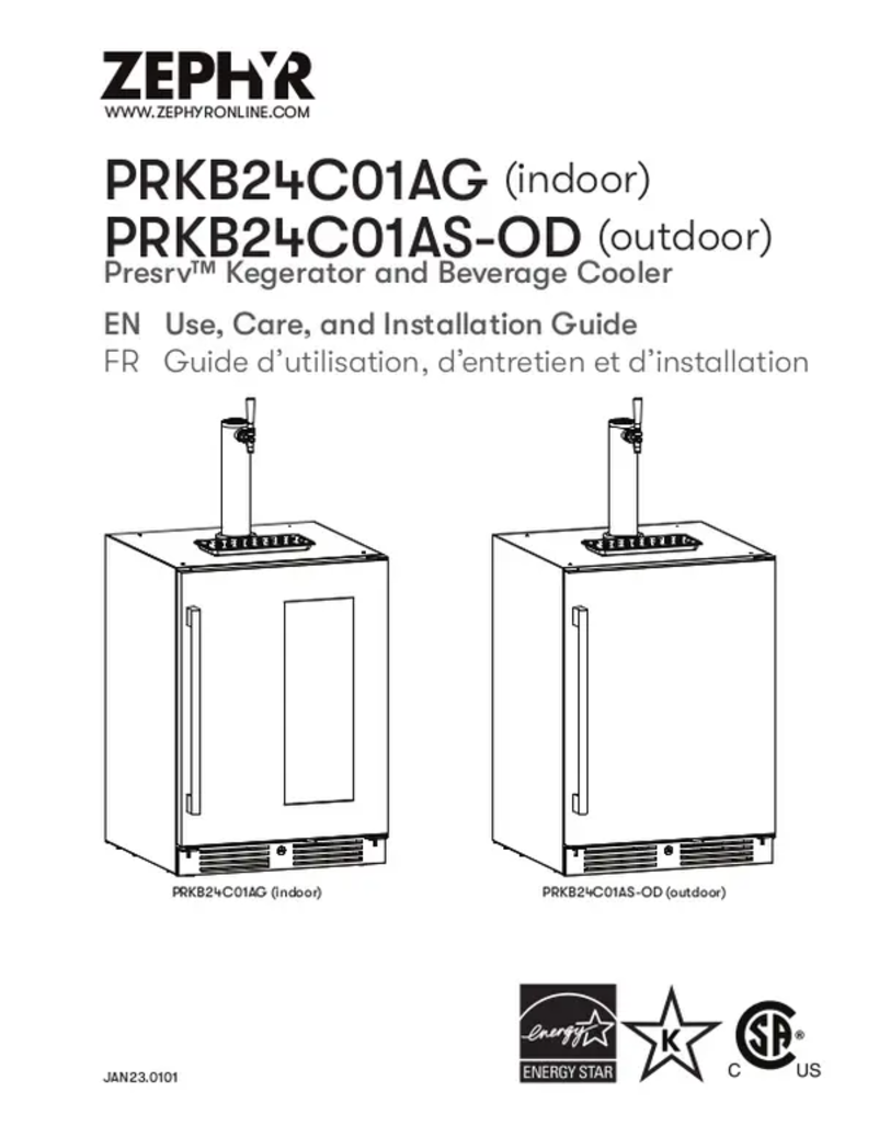 Página 1 del manual Manual de usuario Zephyr Presrv PRKB24C01AS-OD
