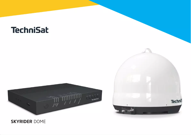 Page 1 de la notice Manuel utilisateur TechniSat Skyrider Dome