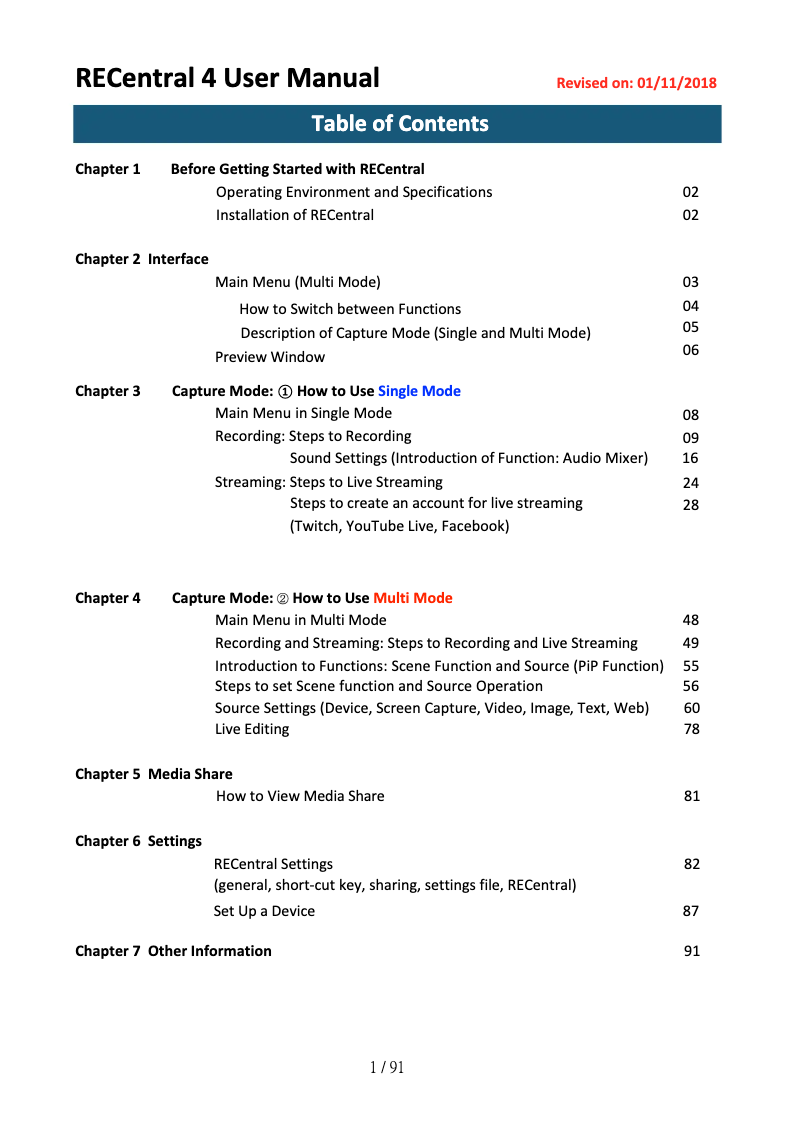 Page 1 de la notice Manuel utilisateur AVerMedia Live Gamer Portable 2 Plus