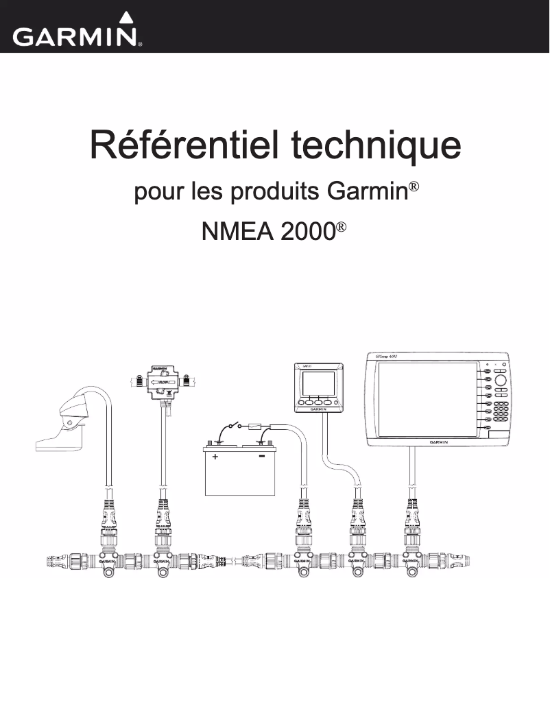 Page 1 de la notice Manuel utilisateur Garmin GHP 20 SmartPump