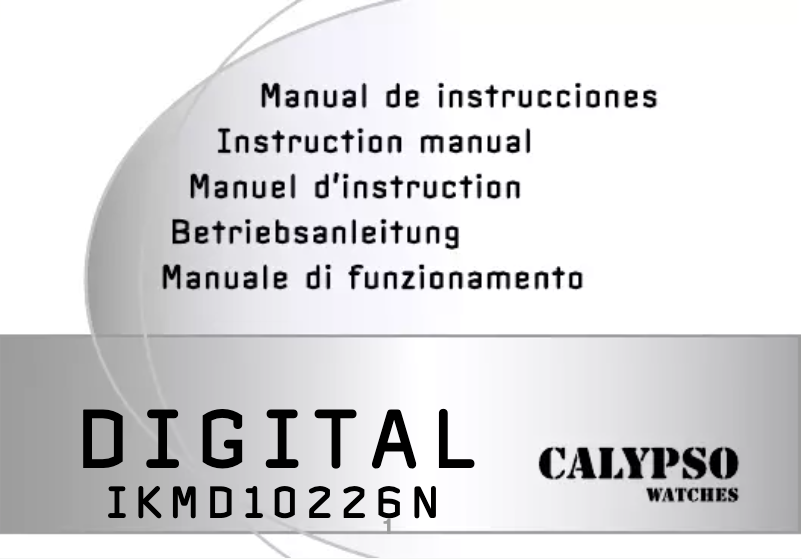 Page 1 de la notice Manuel utilisateur Calypso K5664 Digital