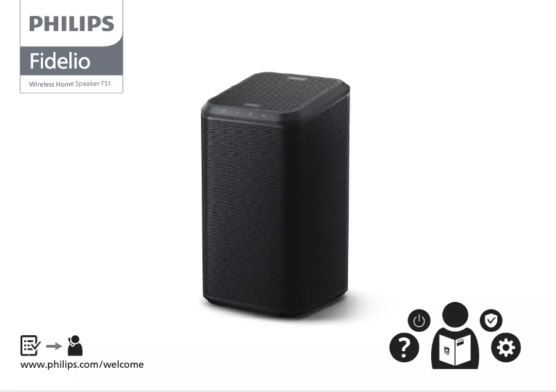 Page 1 of the manual Quick Start Guide Philips Fidelio FS1