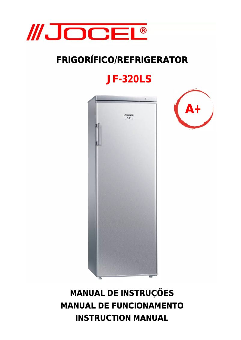 Page 1 de la notice Manuel utilisateur Jocel JF-320LS