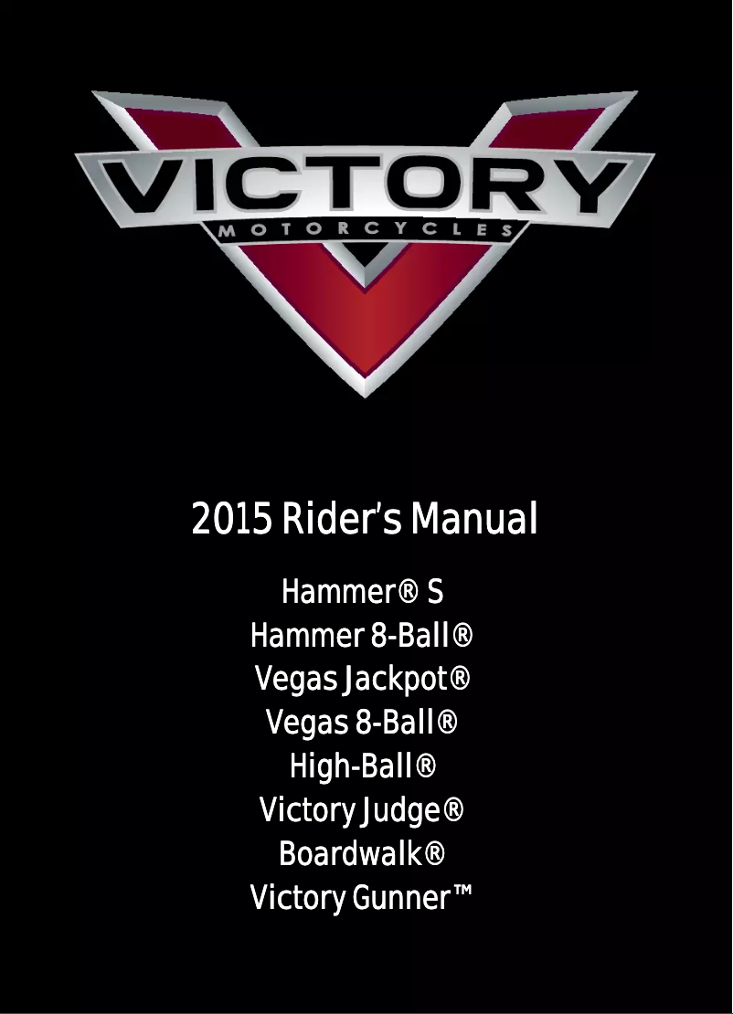 Page 1 de la notice Manuel utilisateur Victory Gunner (2015)