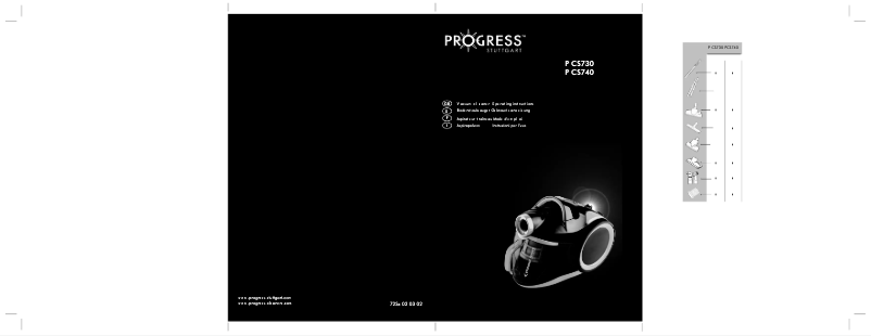 Page 1 de la notice Manuel utilisateur Progress PCS740