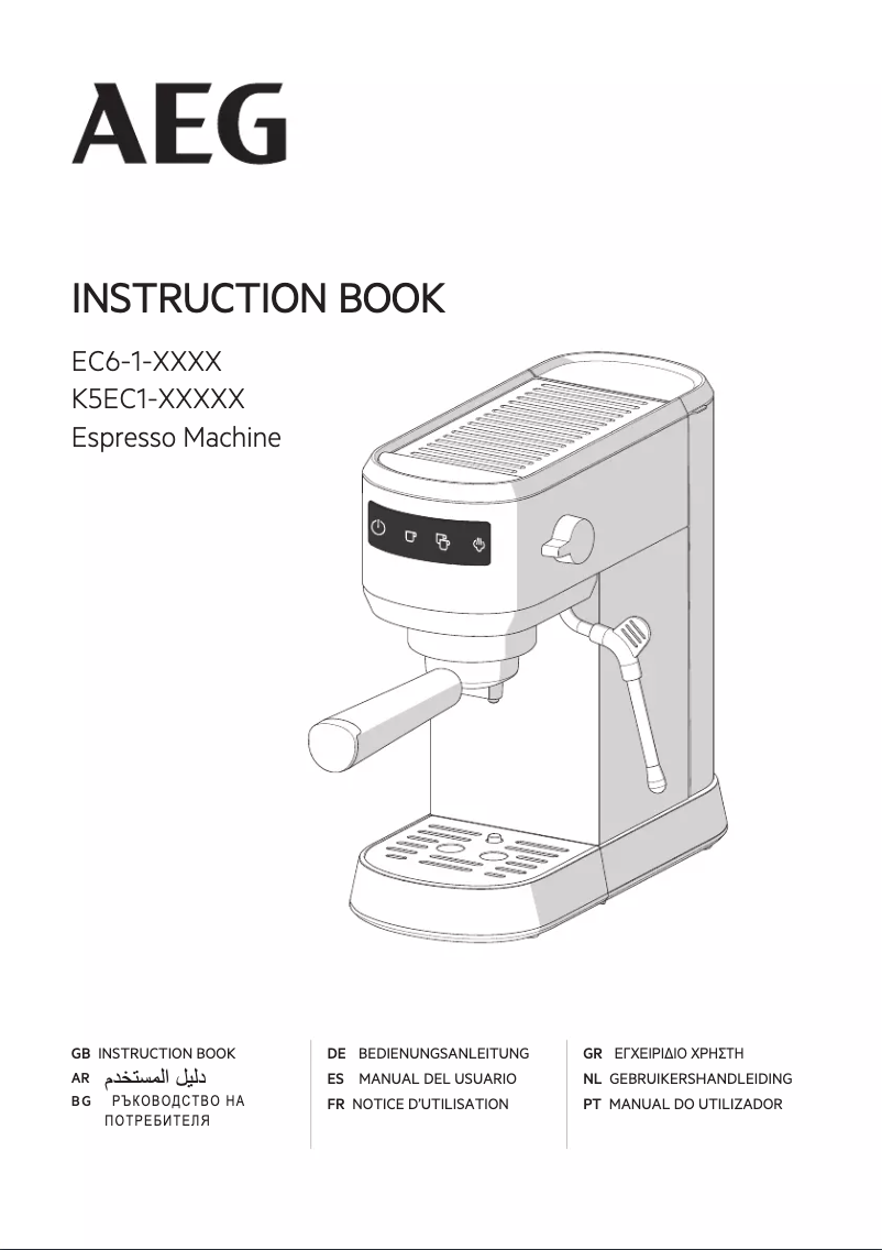 Page 1 de la notice Manuel utilisateur AEG EC6-1-6ST