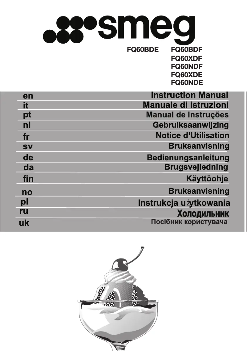 Página 1 del manual Manual de usuario Smeg FQ60NDE