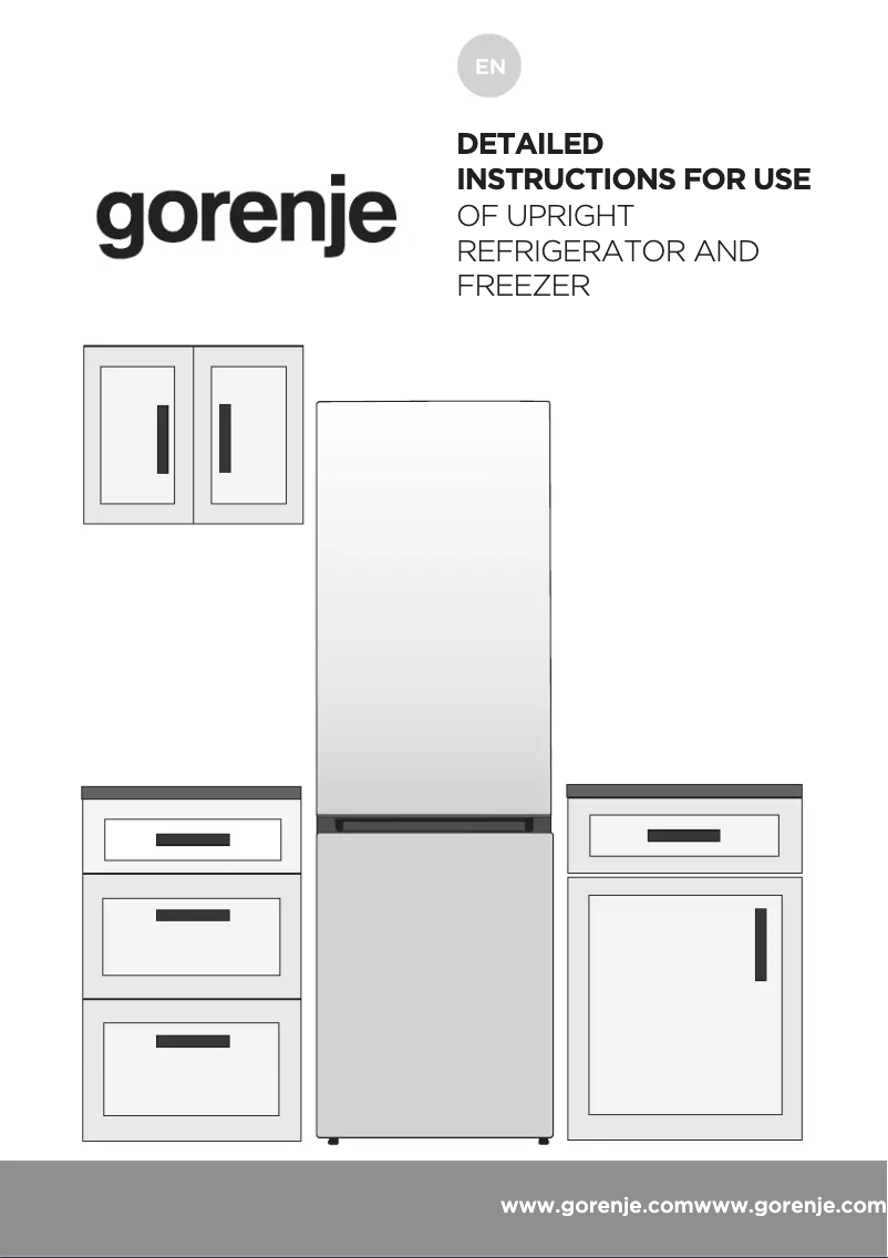 Page 1 de la notice Manuel utilisateur Gorenje NRK6191ES4