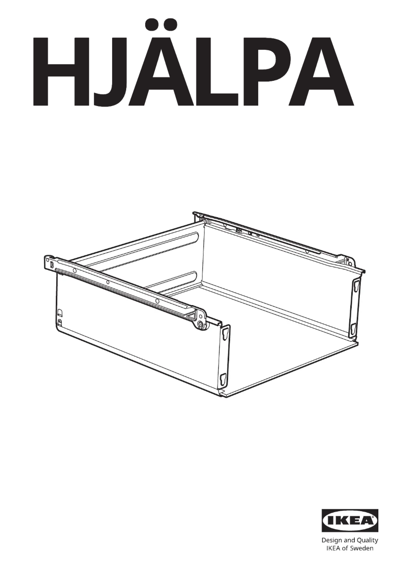 Page 1 de la notice Manuel utilisateur Ikea HJÄLPA 003.309.82