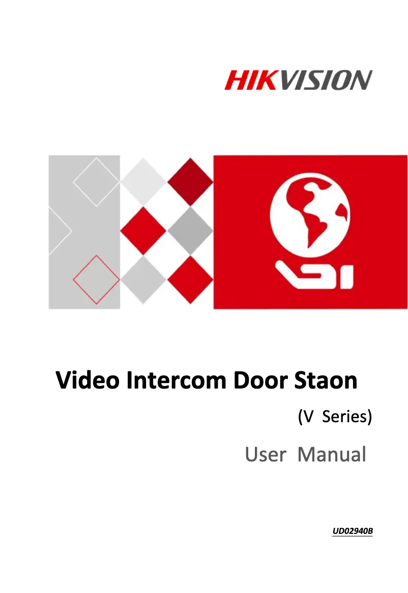 Página 1 del manual Manual de usuario Hikvision DS-KV8102-IP