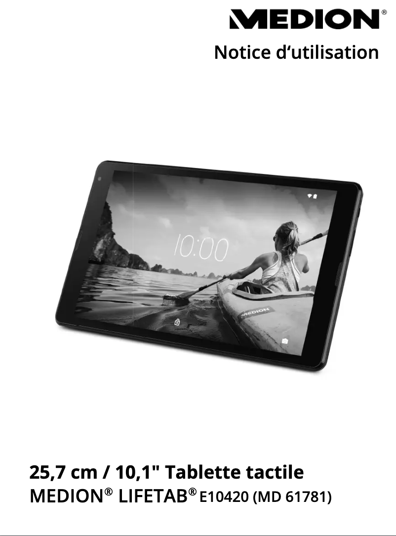 Page 1 de la notice Manuel utilisateur Medion LIFETAB E10420 (MD 61781)