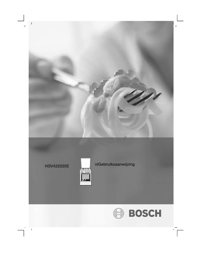 Page 1 of the manual User Manual Bosch HSV422020E