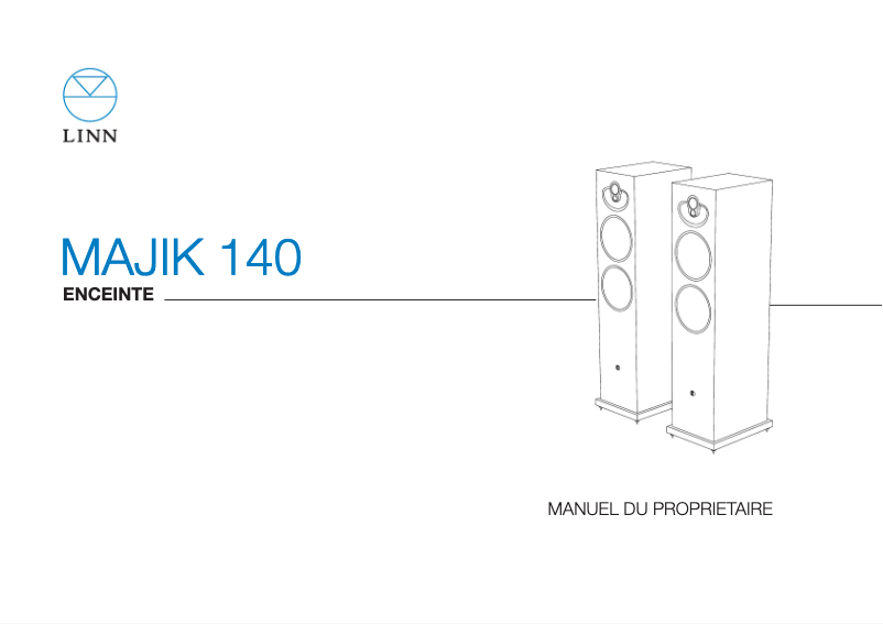 Page 1 de la notice Manuel utilisateur Linn Majik