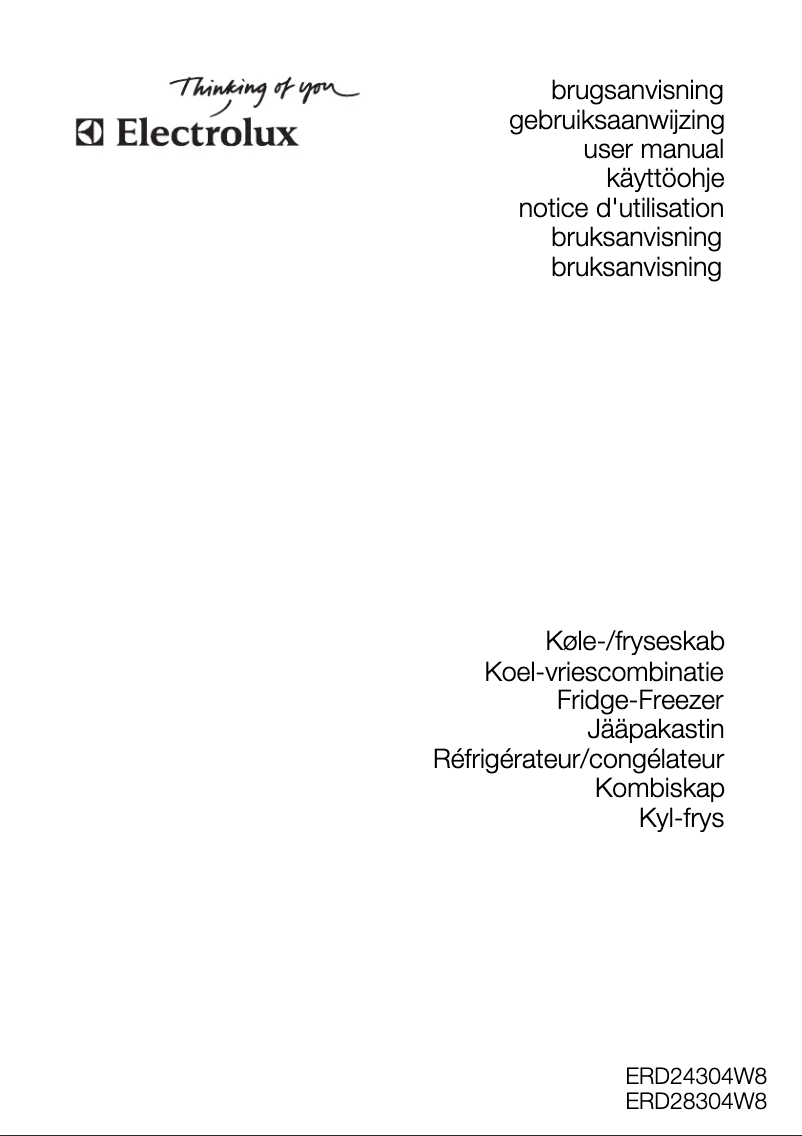 Página 1 del manual Manual de usuario Electrolux ERD24304W