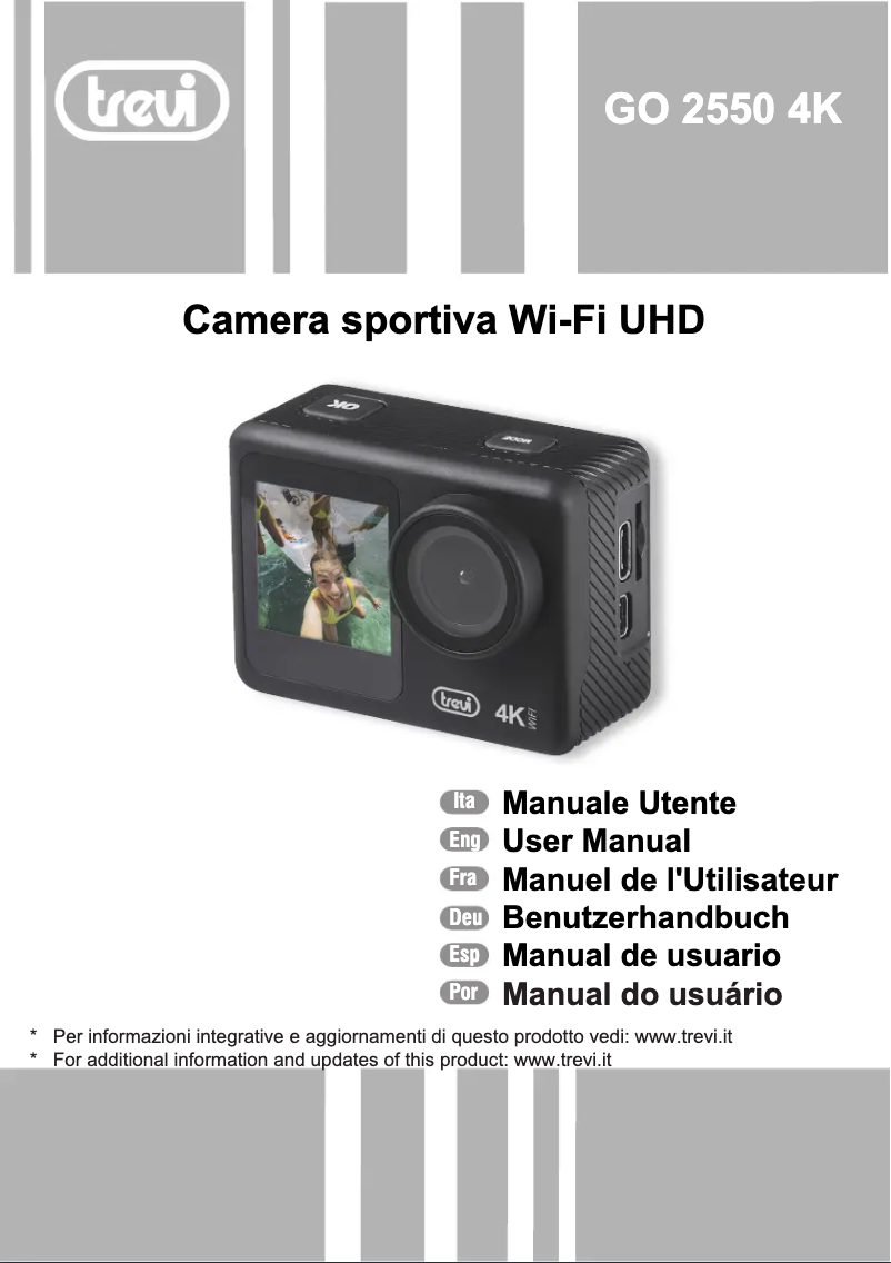 Page 1 de la notice Manuel utilisateur Trevi GO 2550 4K