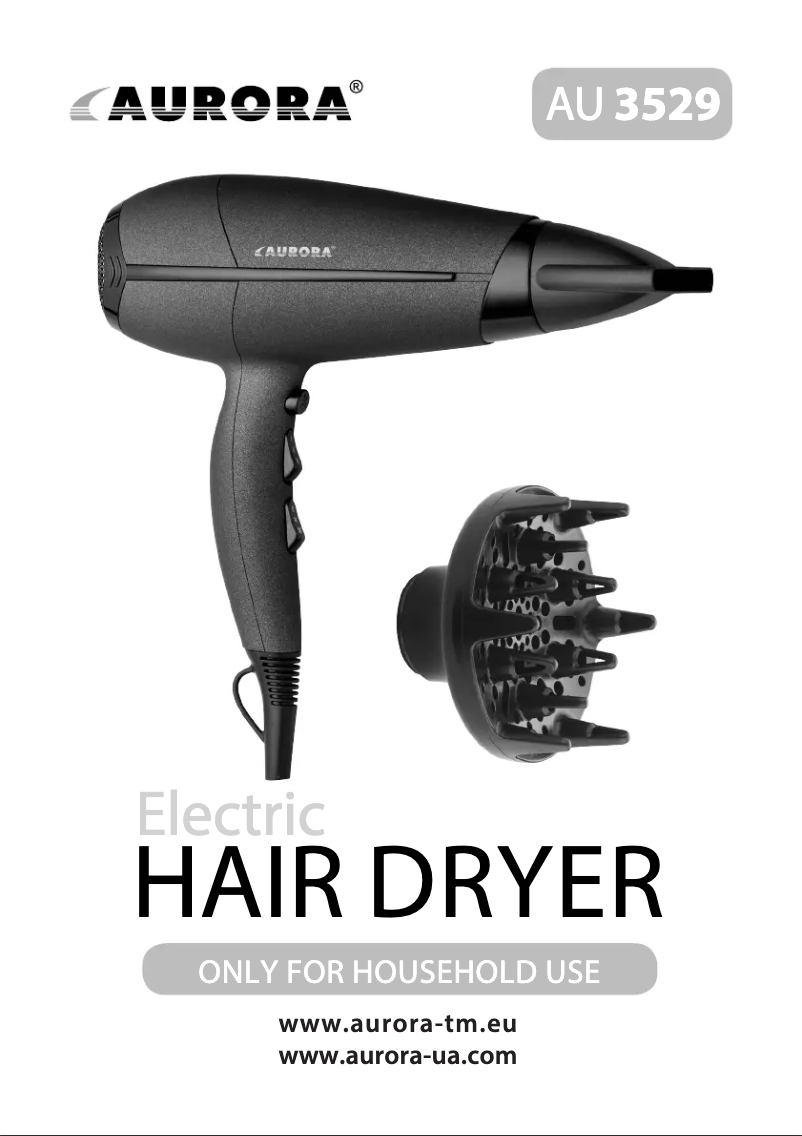 Page 1 de la notice Manuel utilisateur Aurora AU 3529