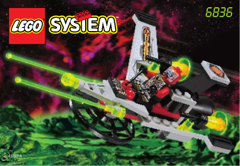 Page 1 de la notice Manuel utilisateur Lego Space 6836