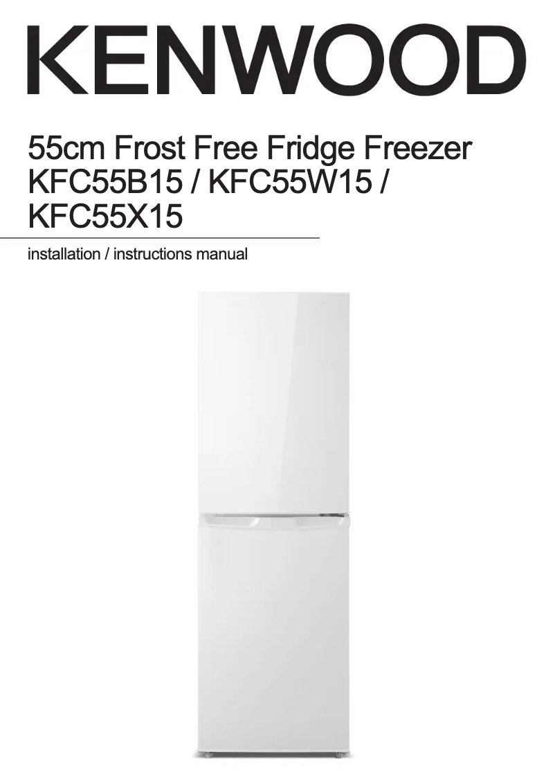 Page 1 de la notice Manuel utilisateur Kenwood KFC55X15