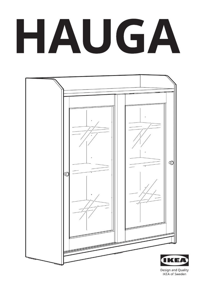 Page 1 de la notice Manuel utilisateur Ikea HAUGA 304.150.55