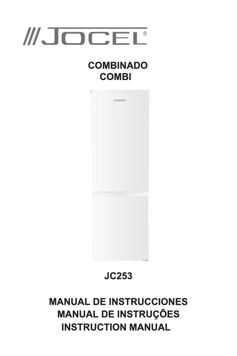 Page 1 of the manual User Manual Jocel JC253