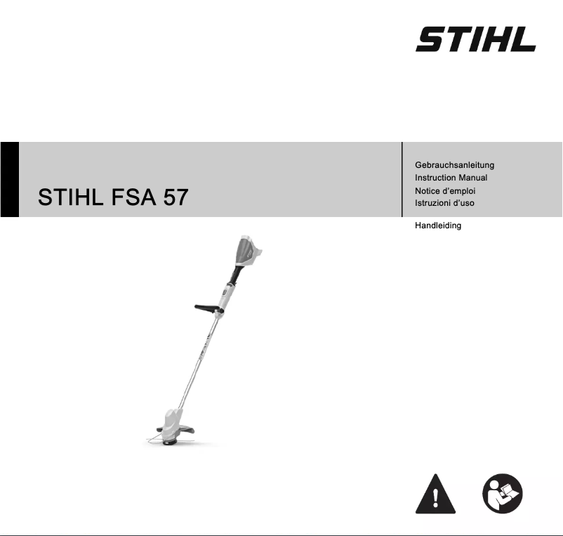 Page 1 de la notice Manuel utilisateur Stihl FSA 57