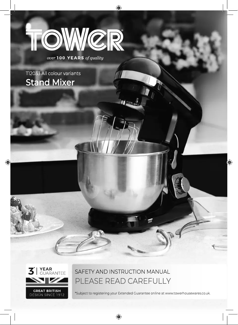 Page 1 de la notice Manuel utilisateur Tower T12066PNK