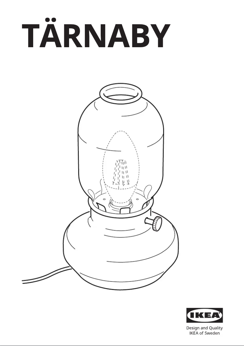 Image de la première page du manuel de l'appareil TÄRNABY 005.776.95
