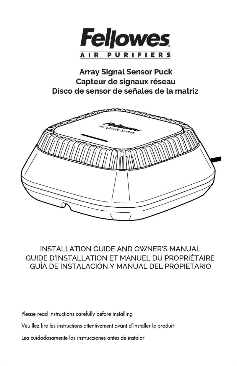 Page 1 de la notice Manuel utilisateur Fellowes Array Signal