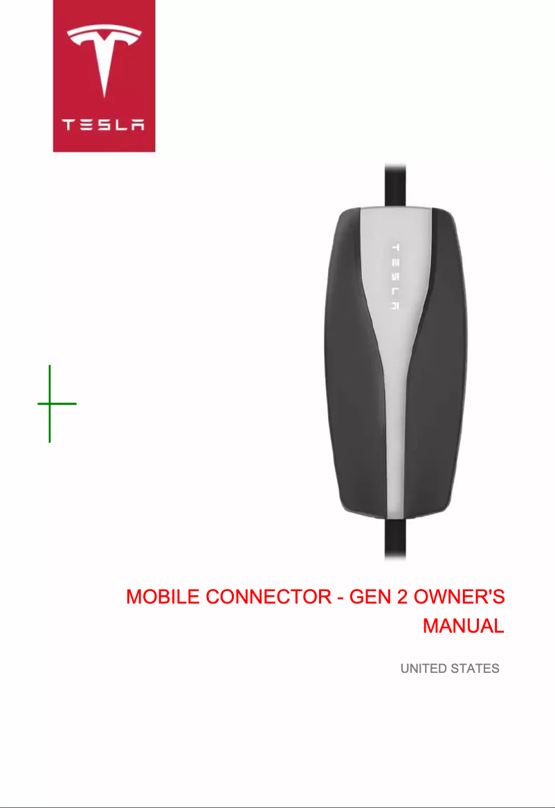 Page 1 de la notice Manuel utilisateur Tesla Mobile Connector Gen. 2