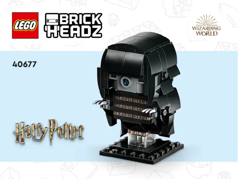 Página 1 del manual Manual de usuario Lego Brickheadz 40677