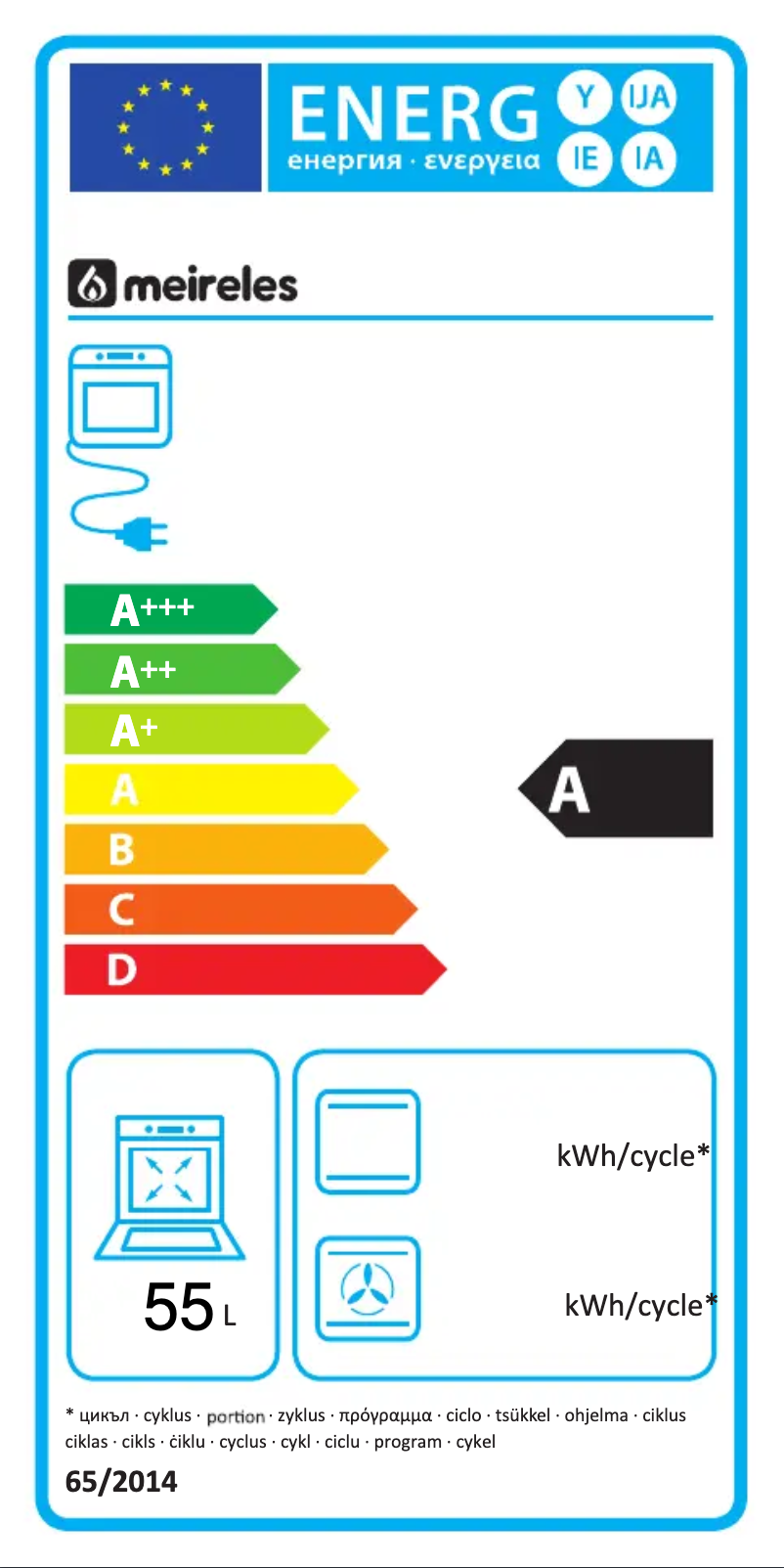 Page 1 of the manual User Manual Meireles E 604 X.1