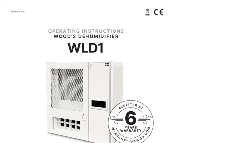 Página 1 del manual Manual de usuario Wood's WLD1