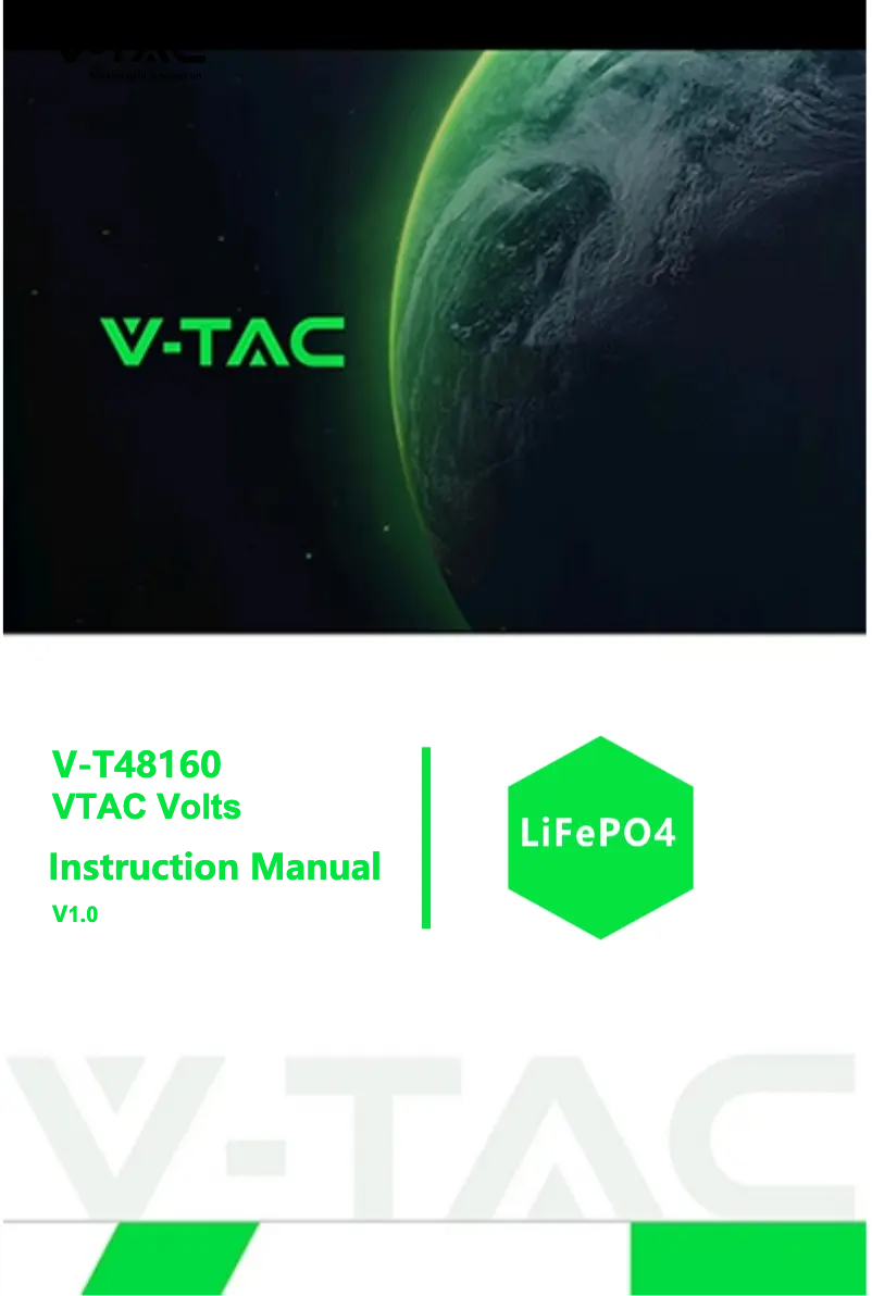 Page 1 de la notice Manuel utilisateur V-TAC VT-48160