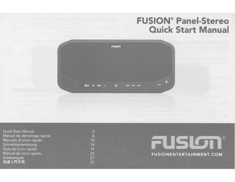 Página 1 del manual Manual de usuario Fusion PS-A302B