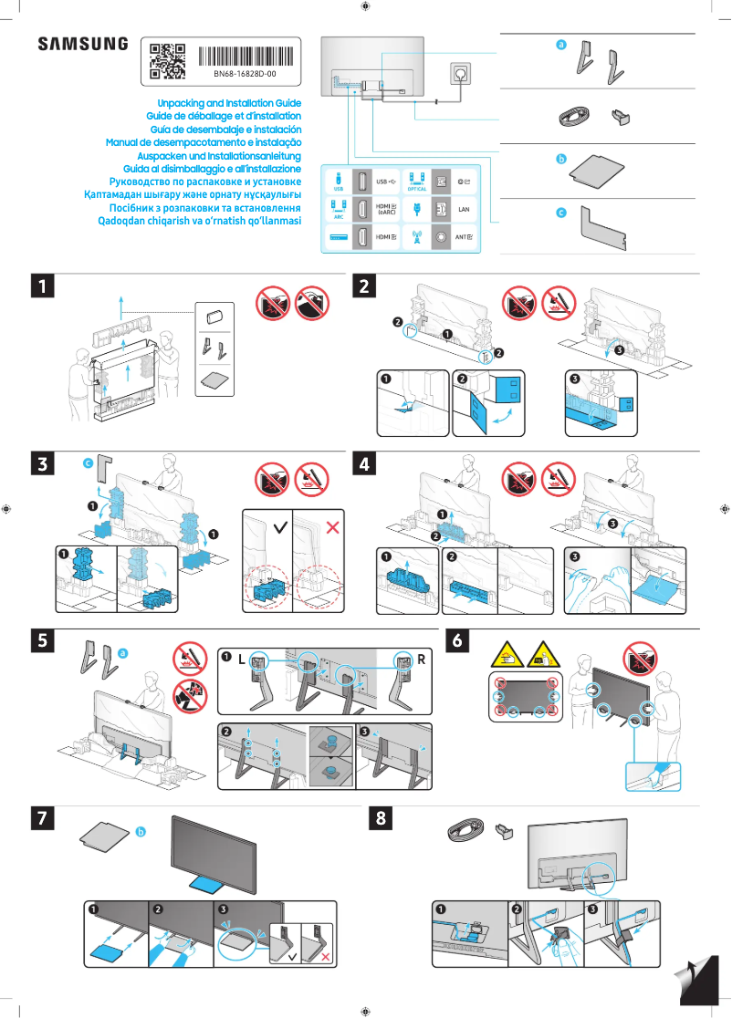 Página 1 del manual Manual de usuario Samsung QA77S90CAK