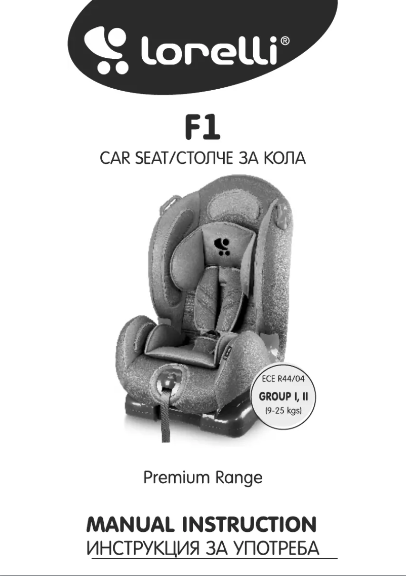 Página 1 del manual Manual de usuario Lorelli F1