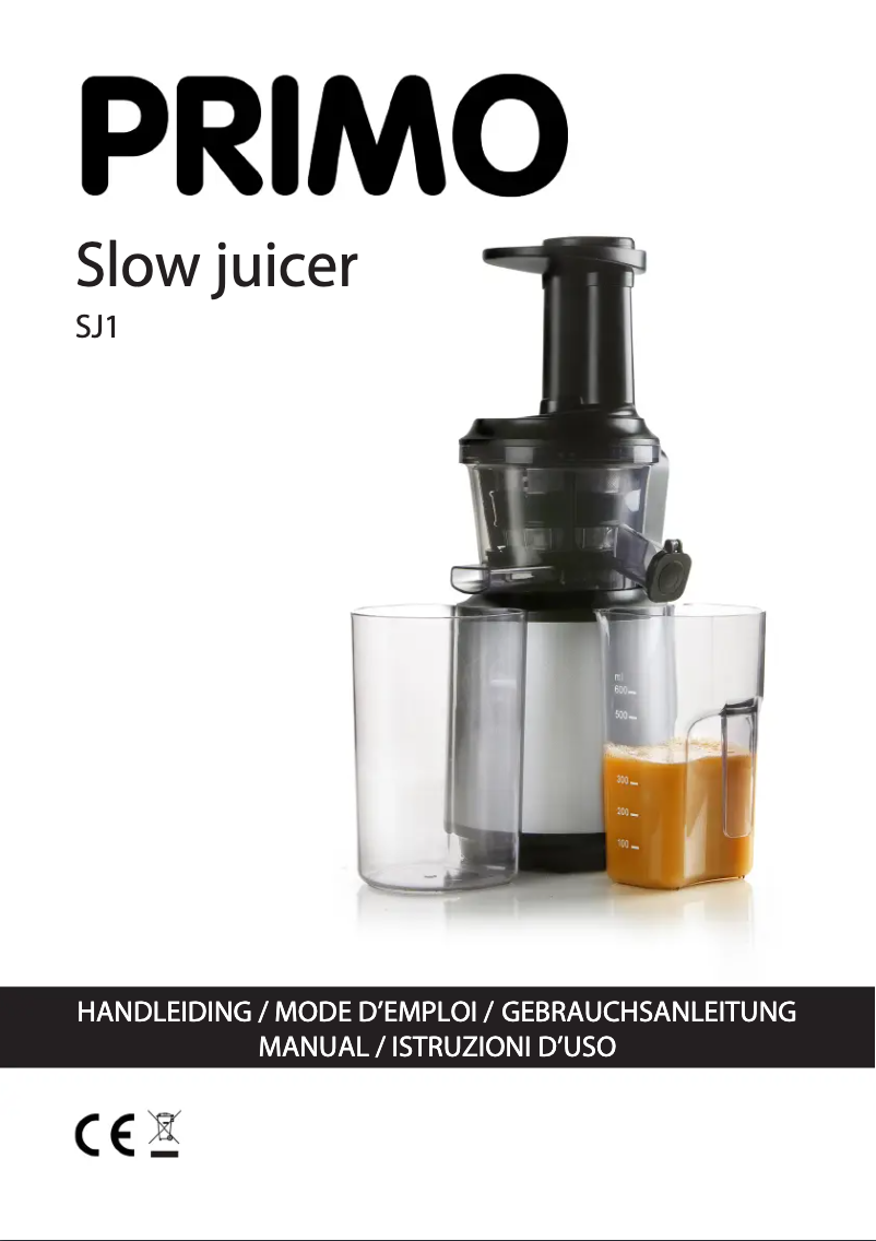 Page 1 de la notice Manuel utilisateur Primo SJ1