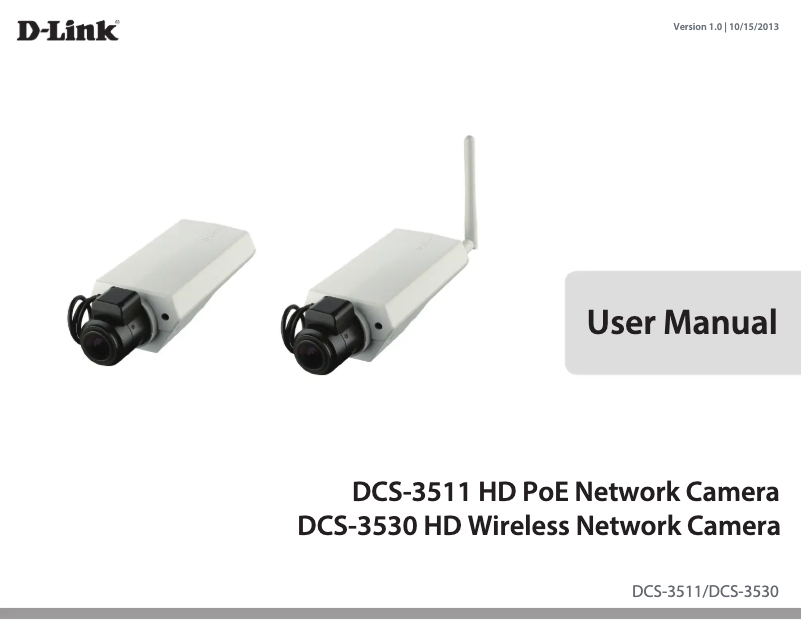 Page 1 of the manual User Manual D-Link DCS-3511