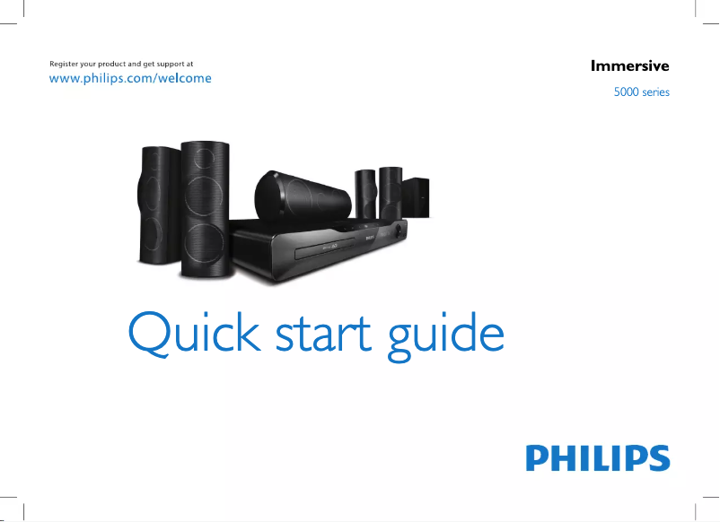 Page n°1 - Manuel utilisateur Philips HTS5562