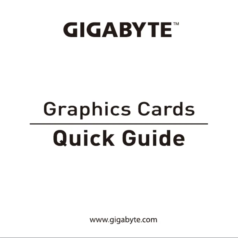 Página 1 del manual Manual de usuario Gigabyte Radeon RX 5500 XT OC 4G
