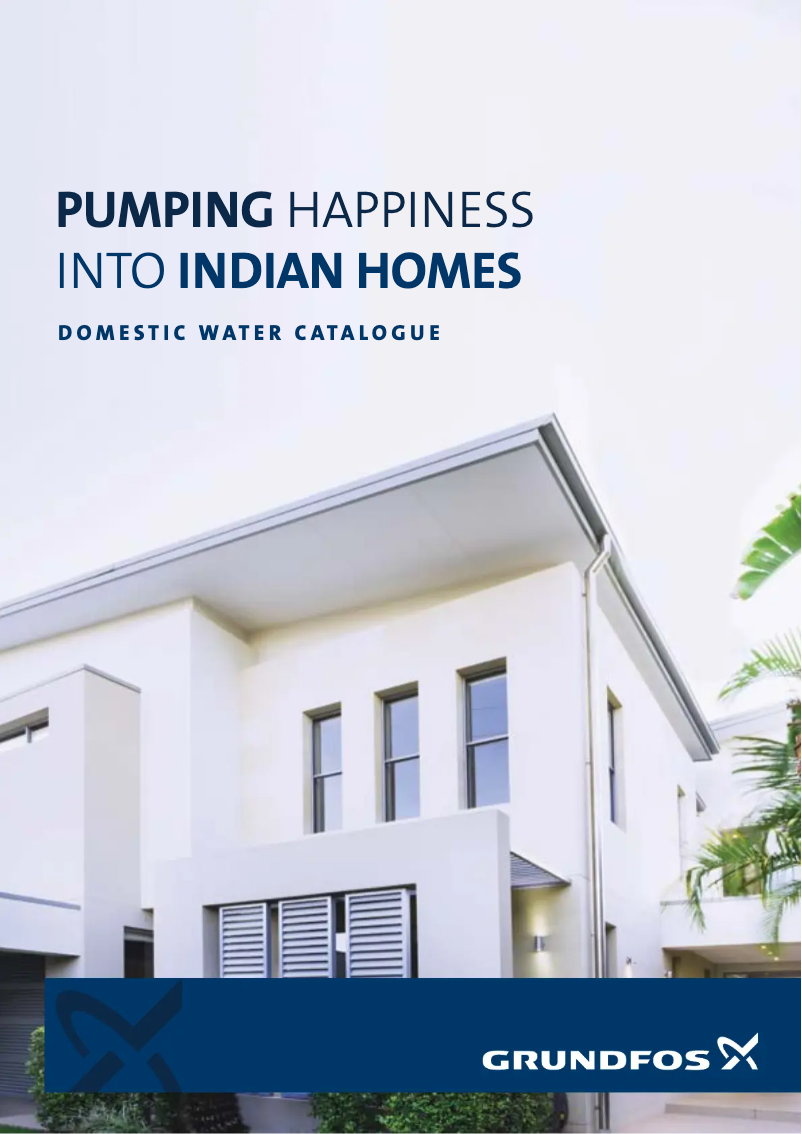 Page 1 de la notice Brochure Grundfos PM 2