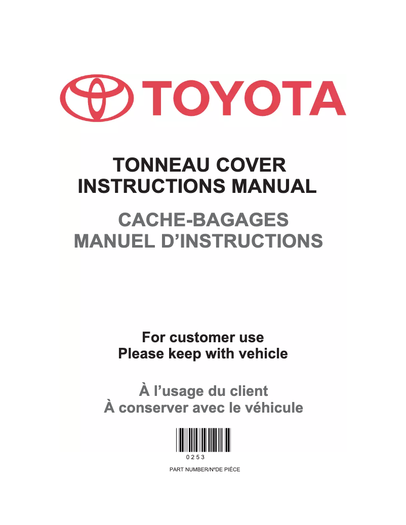 Página 1 del manual Manual de usuario Toyota Tundra (2020)