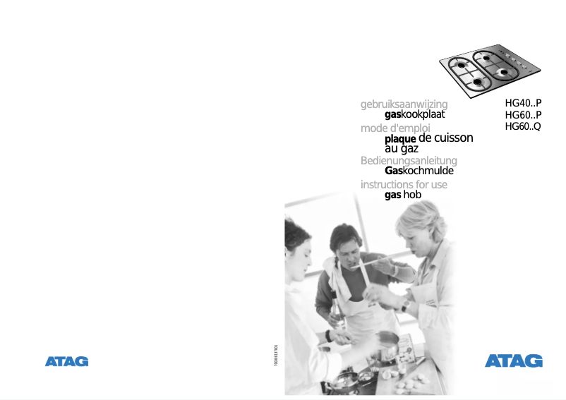 Page 1 de la notice Manuel utilisateur Atag HG6011Q