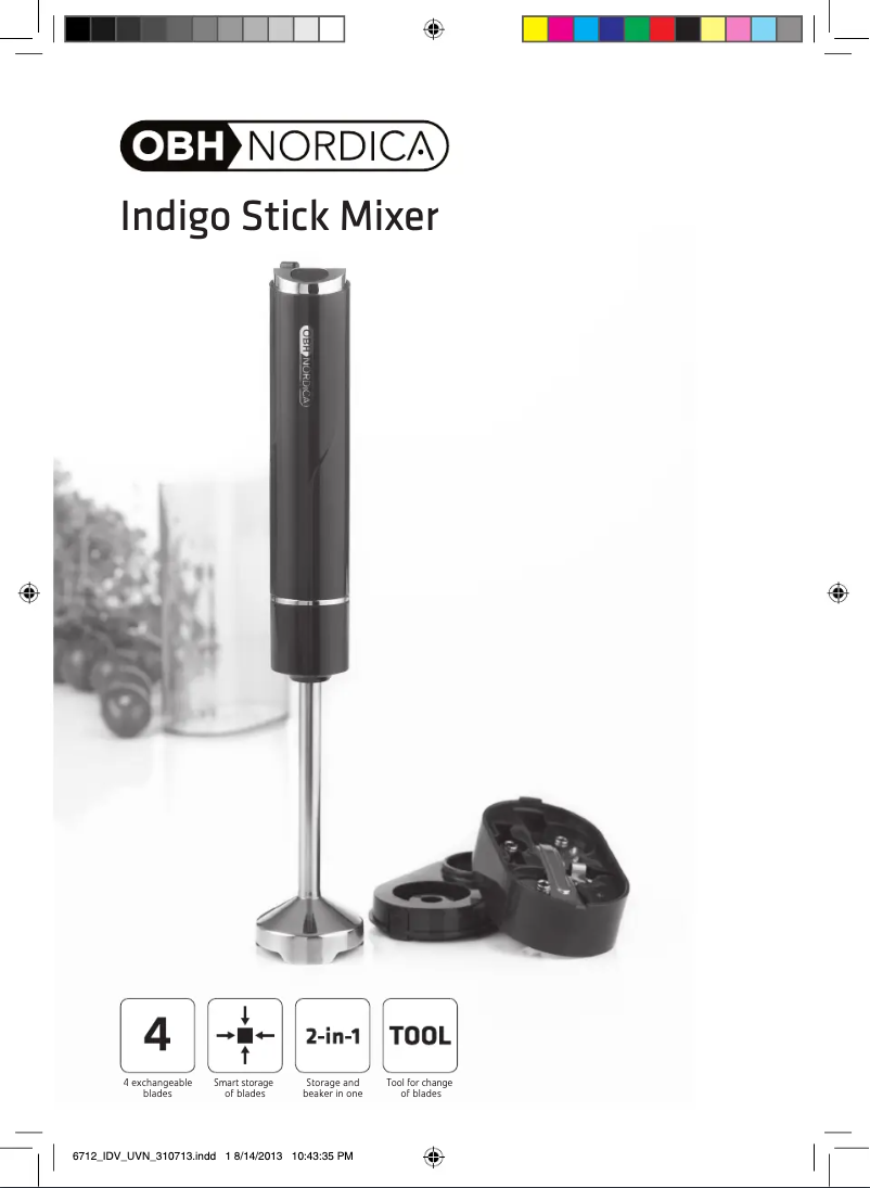 Page 1 de la notice Manuel utilisateur OBH Nordica 6713