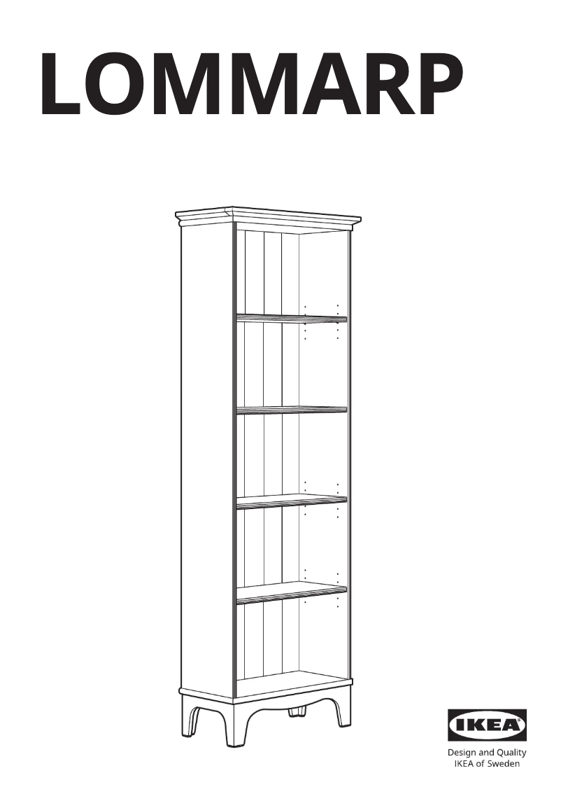 Page 1 de la notice Manuel utilisateur Ikea LOMMARP 404.154.65