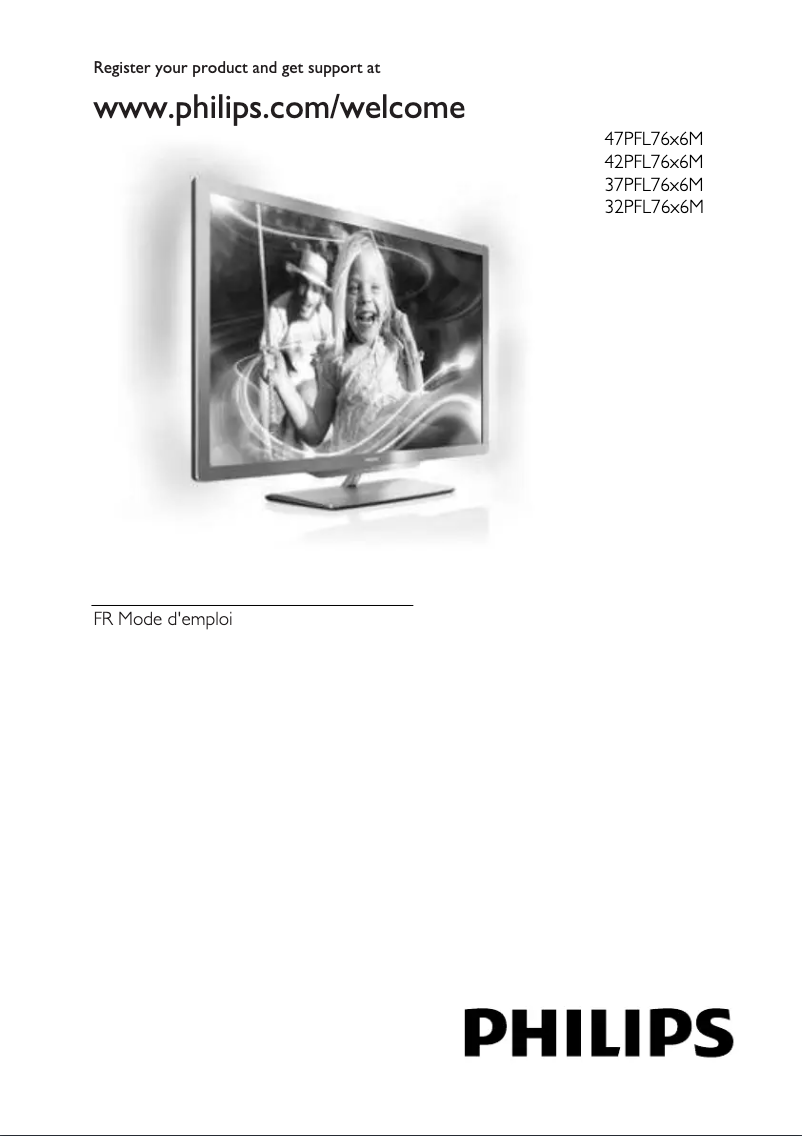 Page n°1 - Manuel utilisateur Philips 47PFL7656M