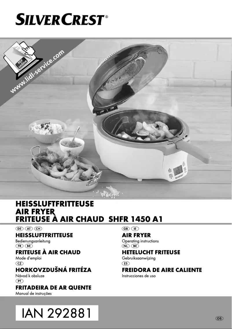 Página 1 del manual Manual de usuario SilverCrest SHFR 1450 A1